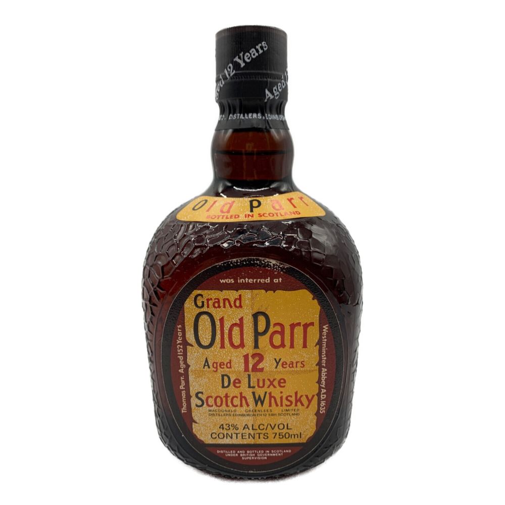 Old Parr (オールドパー) スコッチ 12年デラックス・ティンキャップ