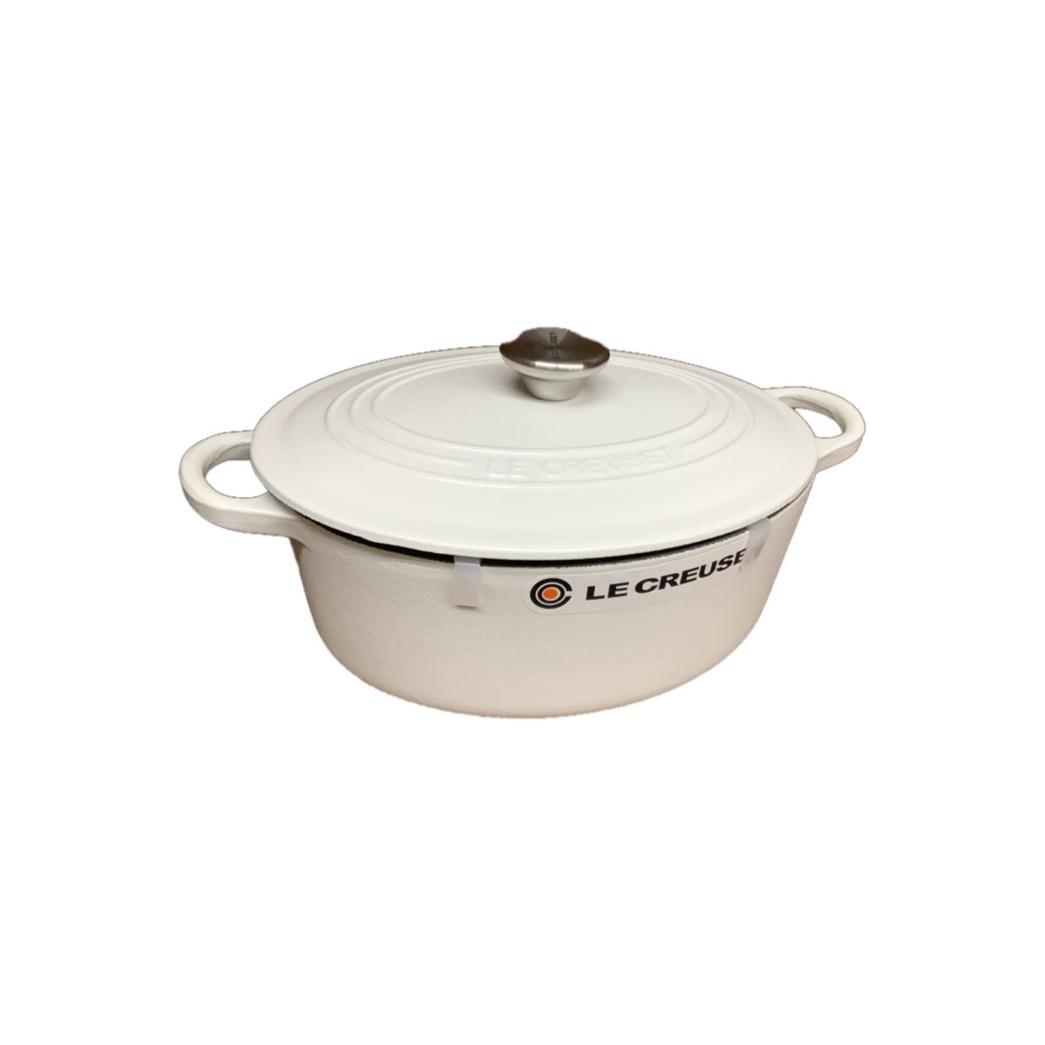 LE CREUSET (ルクルーゼ) ココットオーバル ホワイト 25cm｜トレファク