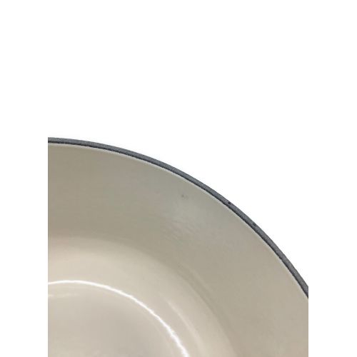 LE CREUSET (ルクルーゼ) 両手鍋 ホワイト ココットロンド 20cm