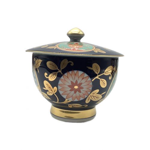 有田焼 (アリタヤキ) 蓋付茶器湯呑み揃え 藍/金 古伊万里金彩 波佐見焼