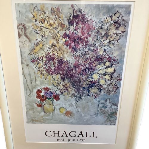 CHAGALL (シャガル) 絵画 LES FLEURS SECHEES 1975 ポスター