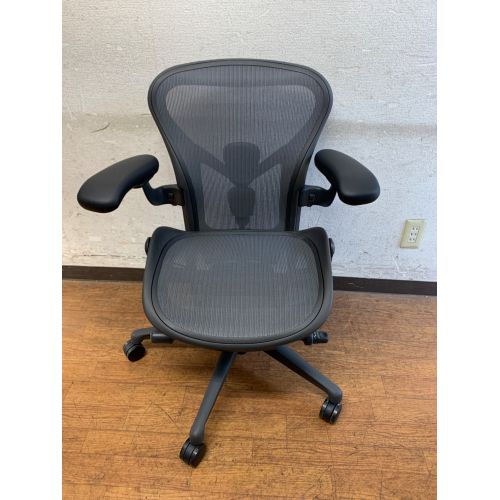 Herman Miller (ハーマンミラー) ワークチェアー ブラック 443 AERAER1B23DW アーロンチェア リマスタード Ｂサイズ