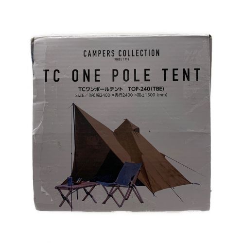 campers collection (キャンパーズコレクション) TCワンポールテント TOP-240