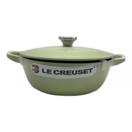 LE CREUSET (ルクルーゼ) 両手鍋 ワサビ マルミット 18cm