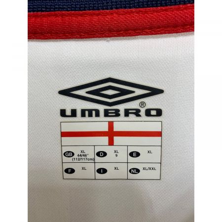 UMBRO (アンブロ) 00'sトレーニングシャツ メンズ SIZE XL ホワイト イングランド代表