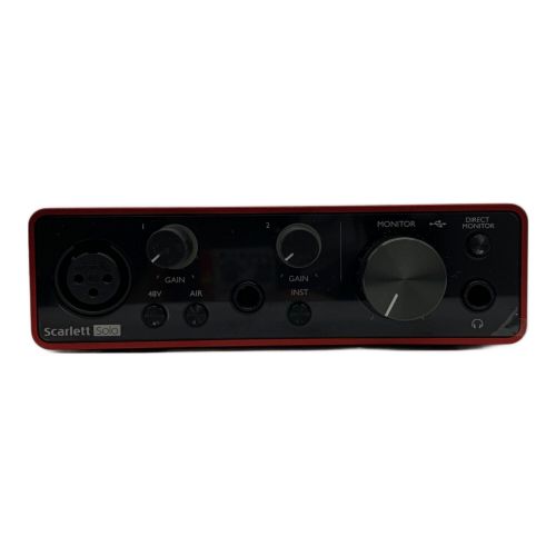 Focusrite Scarlett Solo Studio オーディオインターフェイス USBケーブル欠品 P79Z4XW1C25A3A