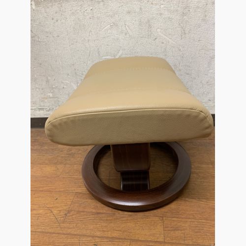 Ekornes (エコーネス) ストレスレスチェア ベージュ 55 オットマン付 レザー コンサル｜トレファクONLINE