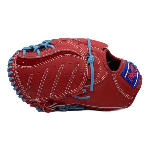 RAWLINGS (ローリングス) グローブ 11 3/4インチ レッド×サックス スペシャルオーダー HEART OF THE HIDE 投手用 左投げ用 GHSOGHH