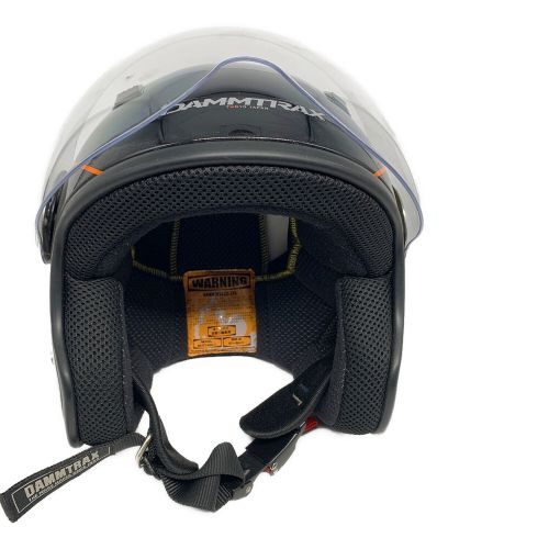 DAMMTRAX (ダムトラックス) バイク用ヘルメット SIZE 57-58CM MUSTANG-J ブラック PSCマーク(バイク用ヘルメット)有