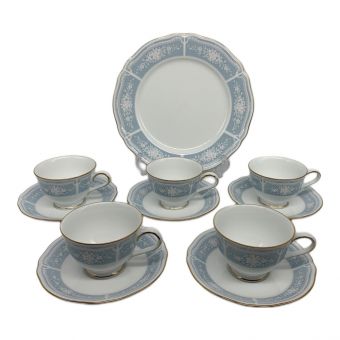 Noritake (ノリタケ) サロンセット カップ5・ソーサー5・プレート1