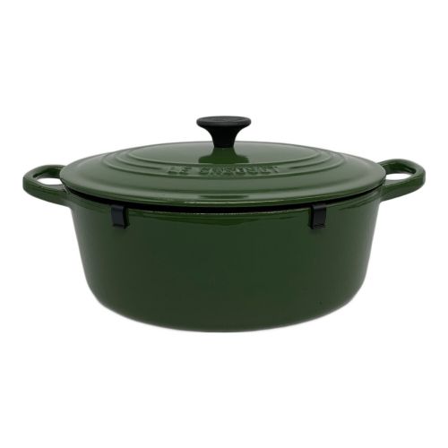 LE CREUSET (ルクルーゼ) ココットオーバル 25cm グリーン