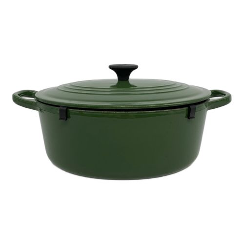 LE CREUSET (ルクルーゼ) ココットオーバル 25cm グリーン