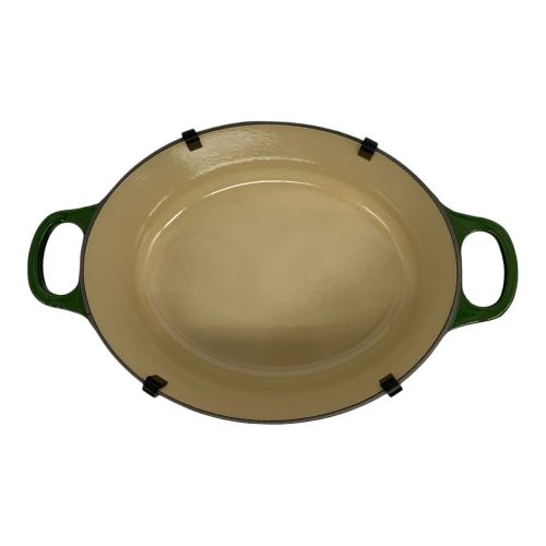 LE CREUSET (ルクルーゼ) ココットオーバル 25cm グリーン