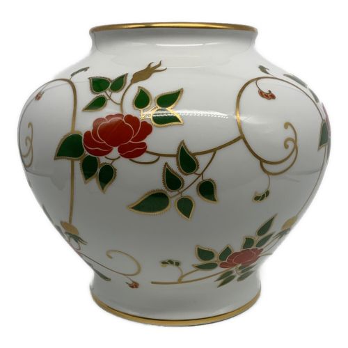 大倉陶園 (オオクラトウエン) 花瓶 唐草薔薇