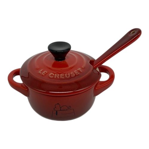 LE CREUSET (ルクルーゼ) ミニココット レッド スヌーピーミュージアム