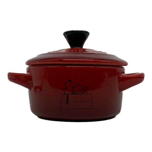 LE CREUSET (ルクルーゼ) ミニココット レッド スヌーピーミュージアム