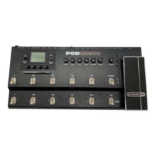 LINE6 (ラインシックス) マルチエフェクター POD HD 500 動作確認済み