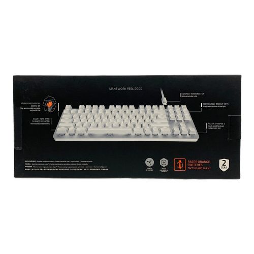 Razer (レイザー) キーボード RZ03-0264 BlackWidow Lite Mercury White