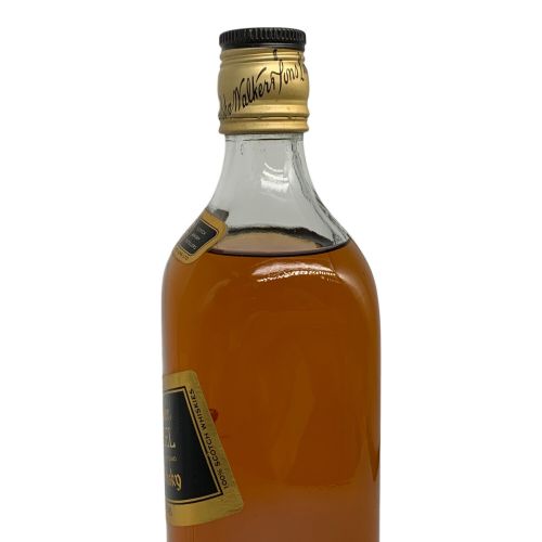 ジョニーウォーカー (Johnnie Walker) スコッチウィスキー 750ml ブラックラベル 12年 黒金キャップ 未開封