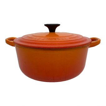 LE CREUSET (ルクルーゼ) トラディション ココットロンド オレンジ 2501-20