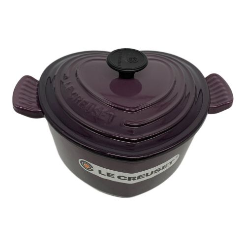 LE CREUSET (ルクルーゼ) ハートココット パープル