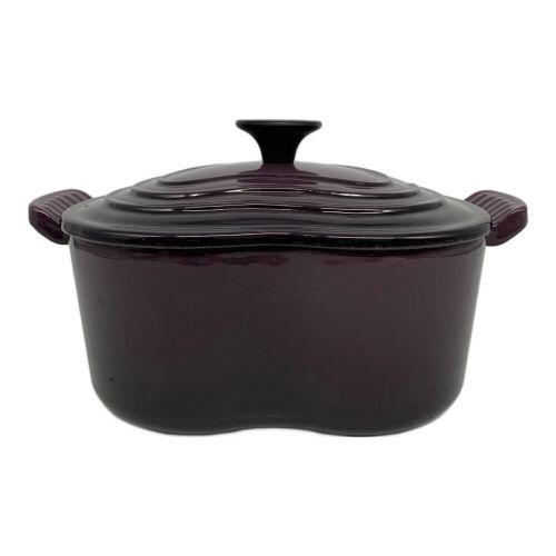 LE CREUSET (ルクルーゼ) ハートココット パープル