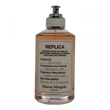 Maison Margiela (メゾンマルジェラ) オードトワレ レプリカ オンアデート 100ml 残量80%-99%｜トレファクONLINE