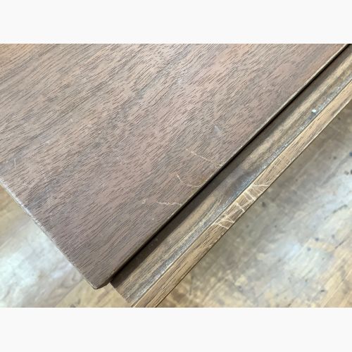 高野木工 (タカノモッコウ) ローチェスト ブラウン 4 4段 LECCE（レッチェ）