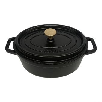 Staub (ストウブ) 両手鍋 23cm ブラック