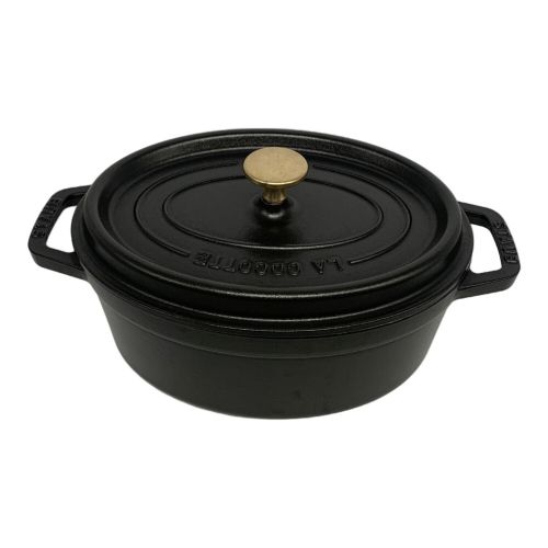 Staub (ストウブ) 両手鍋 23cm ブラック