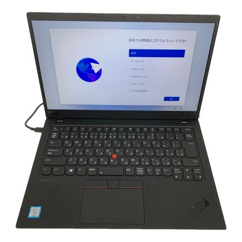 LENOVO (レノボ) ThinkPad X1 Carbon 14インチ Windows11 HOME Core i5 CPU:第8世代 メモリ:8GB SSD:256GB ■