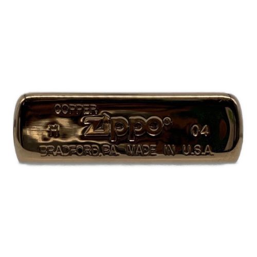 ZIPPO solid copper 2004年製