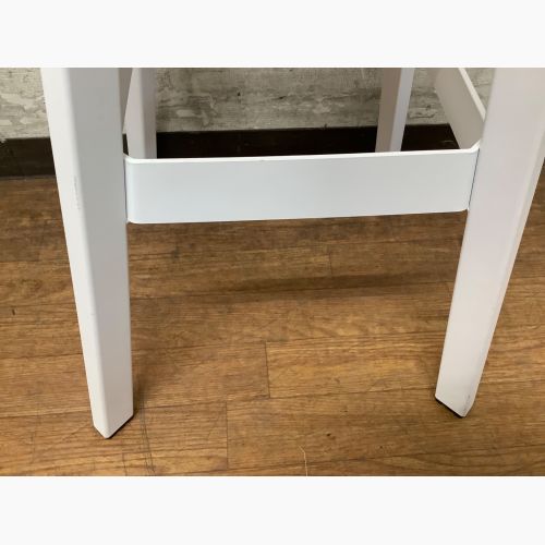 Knoll (ノル) Rockwell Unscripted Easy Stool ナチュラル×ホワイト クッション付 @ 1人掛け