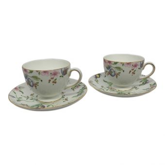 Wedgwood (ウェッジウッド) カップ&ソーサー スウィートプラム 2Pセット