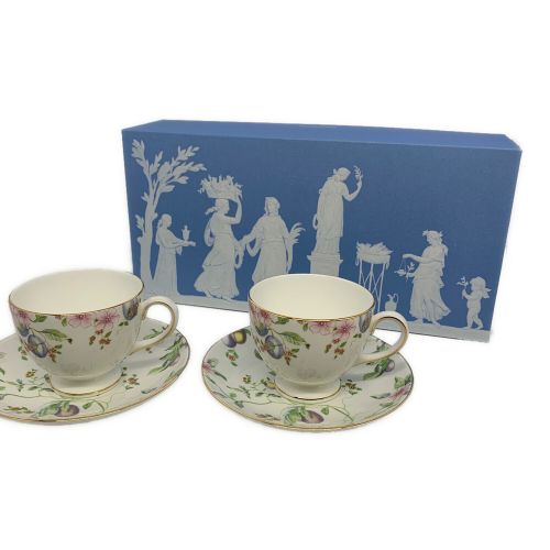 Wedgwood (ウェッジウッド) カップ&ソーサー スウィートプラム 2Pセット