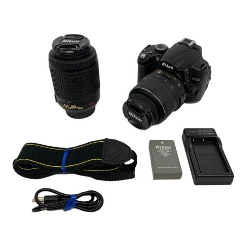 Nikon (ニコン) デジタル一眼レフカメラ 液晶ヤケ有 ダブルズームキット D5000 1290万画素 -