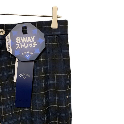 Callaway (キャロウェイ) 8WAYストレッチ裏起毛チェックパンツ メンズ SIZE S ネイビー チェック