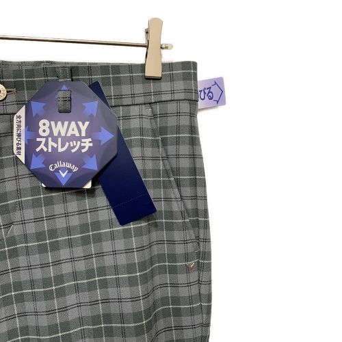 Callaway (キャロウェイ) 8WAYストレッチ裏起毛チェックパンツ メンズ SIZE S グレー チェック