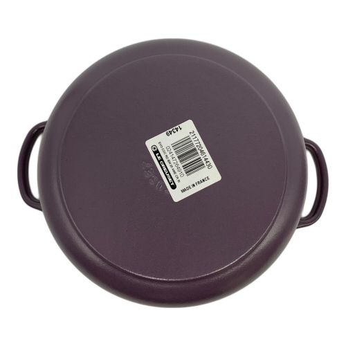 Le Creuset パープル 両手鍋 20cm LE CREUSET (ルクルーゼ) 両手鍋