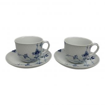 ROYAL COPENHAGEN (ロイヤル・コペンハーゲン) カップ&ソーサー ブルーパルメッテ 2Pセット