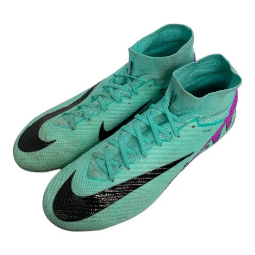 NIKE (ナイキ) ズーム マーキュリアル スーパーフライ 9 エリート FG メンズ SIZE 27cm グリーン DJ4977-300