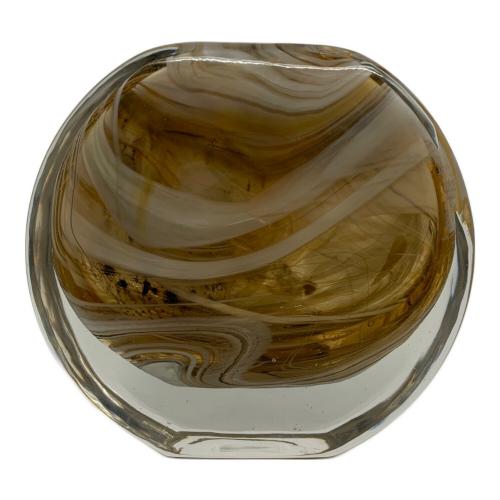 ACTUS (アクタス) フラワーベース ブラウン 内部ヨゴレ有