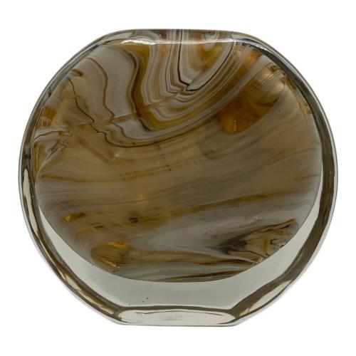 ACTUS (アクタス) フラワーベース ブラウン 内部ヨゴレ有