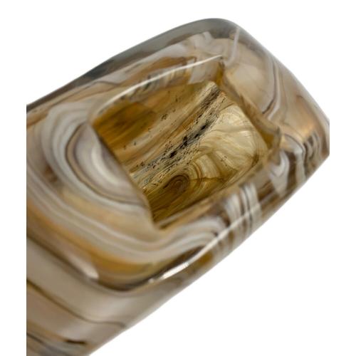 ACTUS (アクタス) フラワーベース ブラウン 内部ヨゴレ有