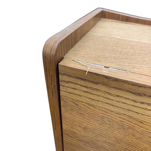 UNICO (ウニコ) キャビネット ナチュラル ※上部キズ有 KURT tall writing cabinet