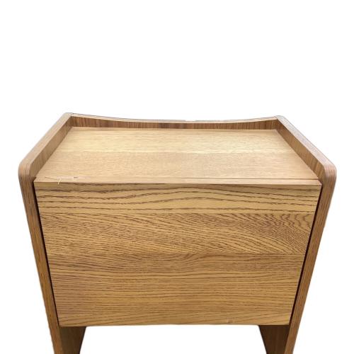 UNICO (ウニコ) キャビネット ナチュラル ※上部キズ有 KURT tall writing cabinet