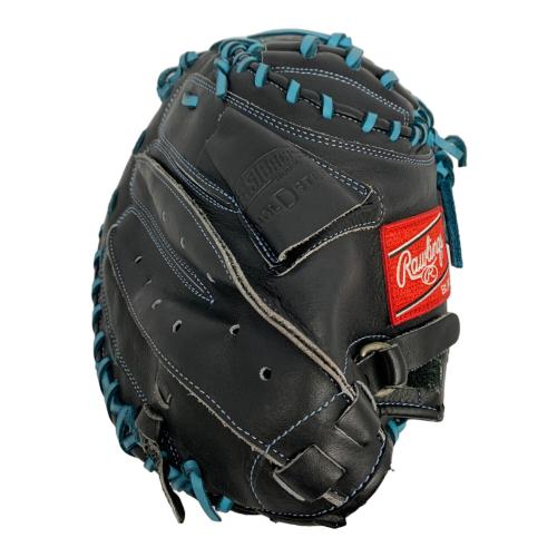 RAWLINGS (ローリングス) 軟式グローブ ブラック×ブルー キャッチャーミット HOLDSTER