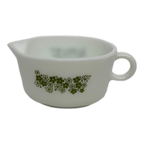 Pyrex (パイレックス) ソースボート＆ソーサー USA オールドパイレックス