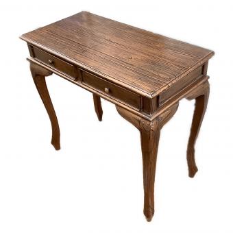 アンティーク調コンソールテーブル ブラウン