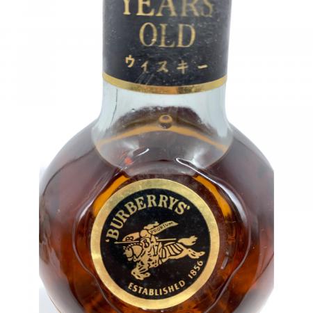 BURBERRY (バーバリー) スコッチウィスキー 750ml 箱付 15年 沈殿物